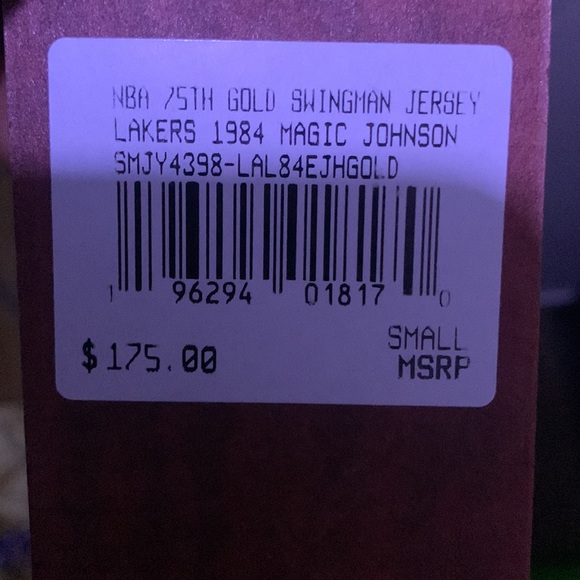 Mitchell & Ness Magic Johnson NBA Swingman jersey - Picture 5 of 5